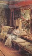 Alma-Tadema, Sir Lawrence Vain Courtship (mk24) oil painting reproduction